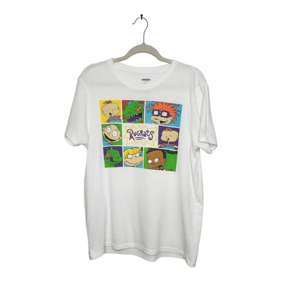 Nickelodeon Rugrats Graphic Unisex T-Shirt White Size L - Picture 1 of 3